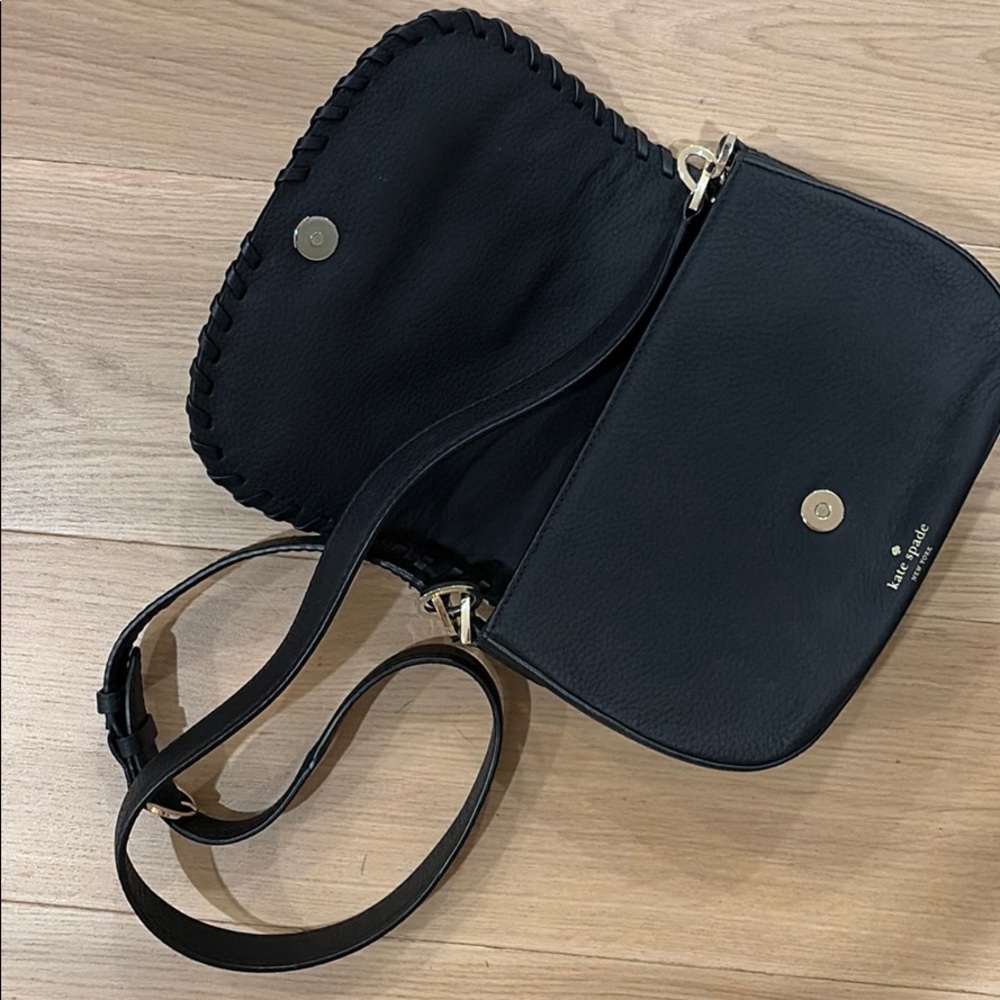 Kate Spade Black Floral Purse - Picture 5 of 5